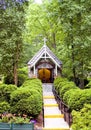 Chapel in woods Royalty Free Stock Photo