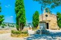 Chapelle des PÃ©nitents Blancs chapel situated at Les Baux des Provence village in France