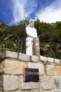 Statue of the Chaplet hill representing the flagellation of Jesus Christ at the pillar