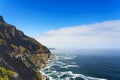 Chapman`s Peak in Cape Town, South Africa. Copy space for text. Royalty Free Stock Photo