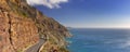 Chapman`s Peak Drive near Cape Town in South Africa Royalty Free Stock Photo