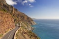 Chapman`s Peak Drive near Cape Town in South Africa Royalty Free Stock Photo