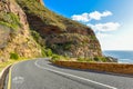 The Chapman`s Peak Drive, Cape Town, South Africa Royalty Free Stock Photo