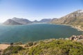 Chapmans peak drive view on ocean and beach, Cape Town Royalty Free Stock Photo
