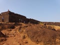 Chapora fort Goa - Sunny view in afternoon daylight