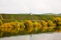 Chappel at the vineyard near Trittenheim at the river Royalty Free Stock Photo