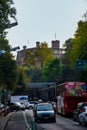 Chapultepec Castle seen from the city streets