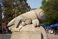 Chapultepec park symbol grasshopper chapulin sculpture DF Mexico