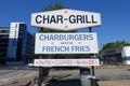 Char-Grill Restaurant Sign in Raleigh, NC