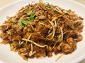 Penang Char Kway Teow Noodles. Malaysia famous dish. Royalty Free Stock Photo