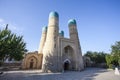 Char minar mosque and madrasah in Bukhara in south-central Uzbekistan Royalty Free Stock Photo