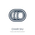 char siu icon in trendy design style. char siu icon isolated on white background. char siu vector icon simple and modern flat