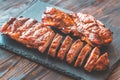 Char siu pork - Chinese bbq pork Royalty Free Stock Photo