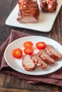 Char siu pork - Chinese bbq pork Royalty Free Stock Photo