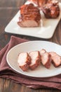 Char siu pork - Chinese bbq pork Royalty Free Stock Photo