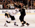 Chara and Mike Rupp fight.