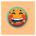 Vector Illustration Artwork Smiley Face with Bumps.