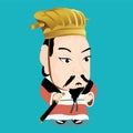 Character of Cao Cao Royalty Free Stock Photo