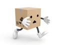 Character cardboard box run