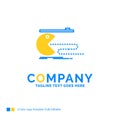 Character, computer, game, gaming, pacman Blue Yellow Business L