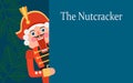 The character of the Nutcracker from the Christmas ballet