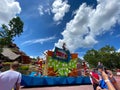 A character parade  in Magic Kingdom at Walt Disney World in Orlando, Florida Royalty Free Stock Photo