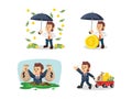 Character profesion person bundle set Royalty Free Stock Photo