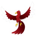 Character red bird Royalty Free Stock Photo
