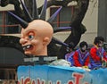 Character With Spiked Hair on Float in the Zulu Parade