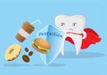 Protection of teeth from caries Royalty Free Stock Photo