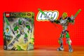 A character toy universe of Lego Bionicle - Lewa, Uniter of Jungle. Royalty Free Stock Photo