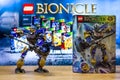 A character toy universe of Lego Bionicle - Onua, Uniter of Earth. Royalty Free Stock Photo