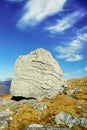 Characterful Rock on a Scottish Mountain Pass