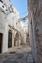 Characteristic alley in the historic center of Cisternino Italty Royalty Free Stock Photo