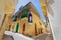 Characteristic alley of Ir-Rabat, Gozo, Malta