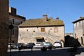 Characteristic alley in the Medieval town of Tarquinia in central Italy