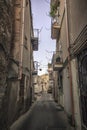 Characteristic Alleyway of Licata  2 Royalty Free Stock Photo