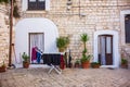 Alleyway, Rutigliano. Puglia. Italy. Royalty Free Stock Photo