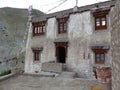 Traditional old hostel mountain shelter in the valley of Markha in Ladakh, India.