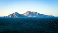 The Isle of Capri panorama from Massa Lubrense