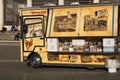 Characteristic snack and soft drink truck in Rome, Italy