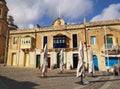 Characteristic square in Marsaxlokk in Malta