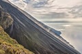 Sciara on Stromboli volcano in Stromboli island Royalty Free Stock Photo