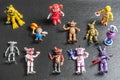 Characters,Animatronics small plastic figurines of Five Nights at Freddys video game