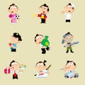characters of different professions