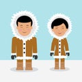 Characters eskimos.