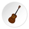 Charango, music instrument icon circle