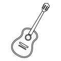 Charango stringed acoustic instrument icon