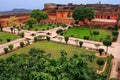 Charbagh Garden in Jaigarh Fort near Jaipur, Rajasthan, India Royalty Free Stock Photo