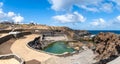 Charco del Palo, unique coastal pools in Lanzarote Royalty Free Stock Photo